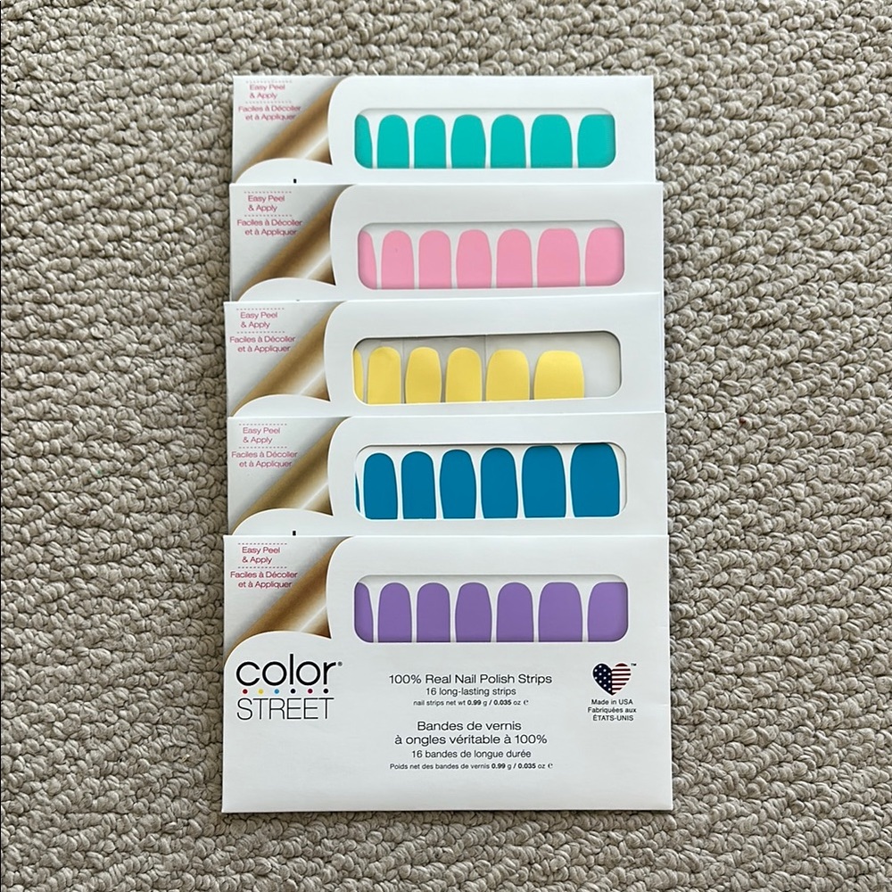 Color Street Nail Polish Strips Set